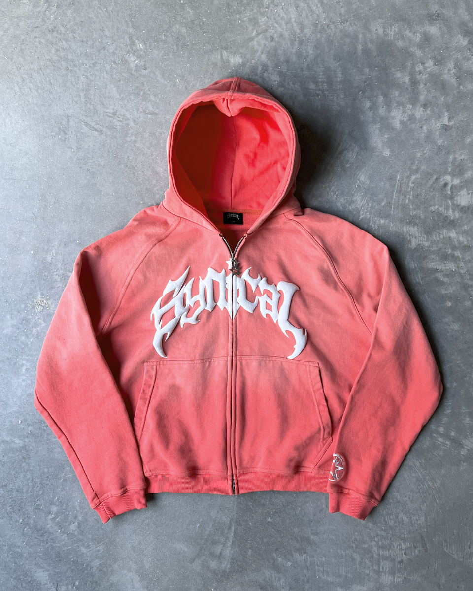 EDEN to BABEL　フーディ　Sサイズ SYNICAL | sun-fade-zip-up-peach