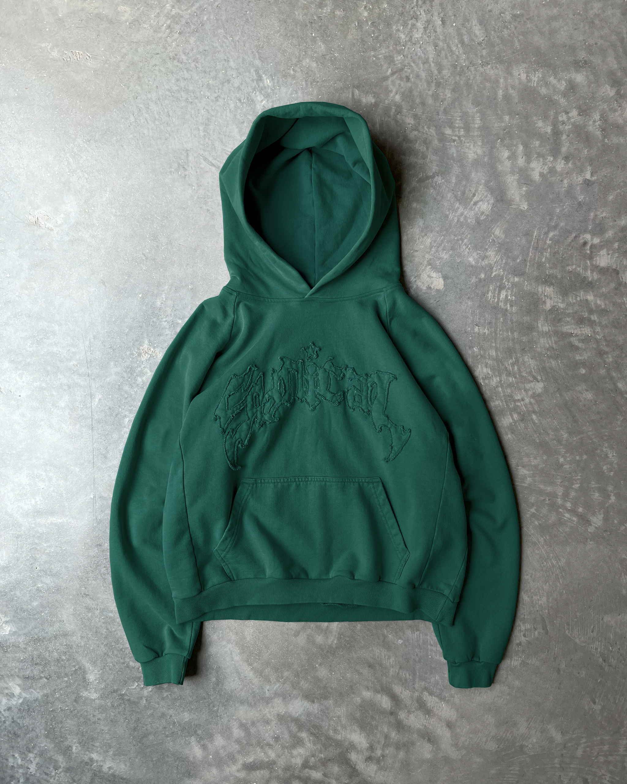 SYNICAL | stitches-hoodie-washed-green