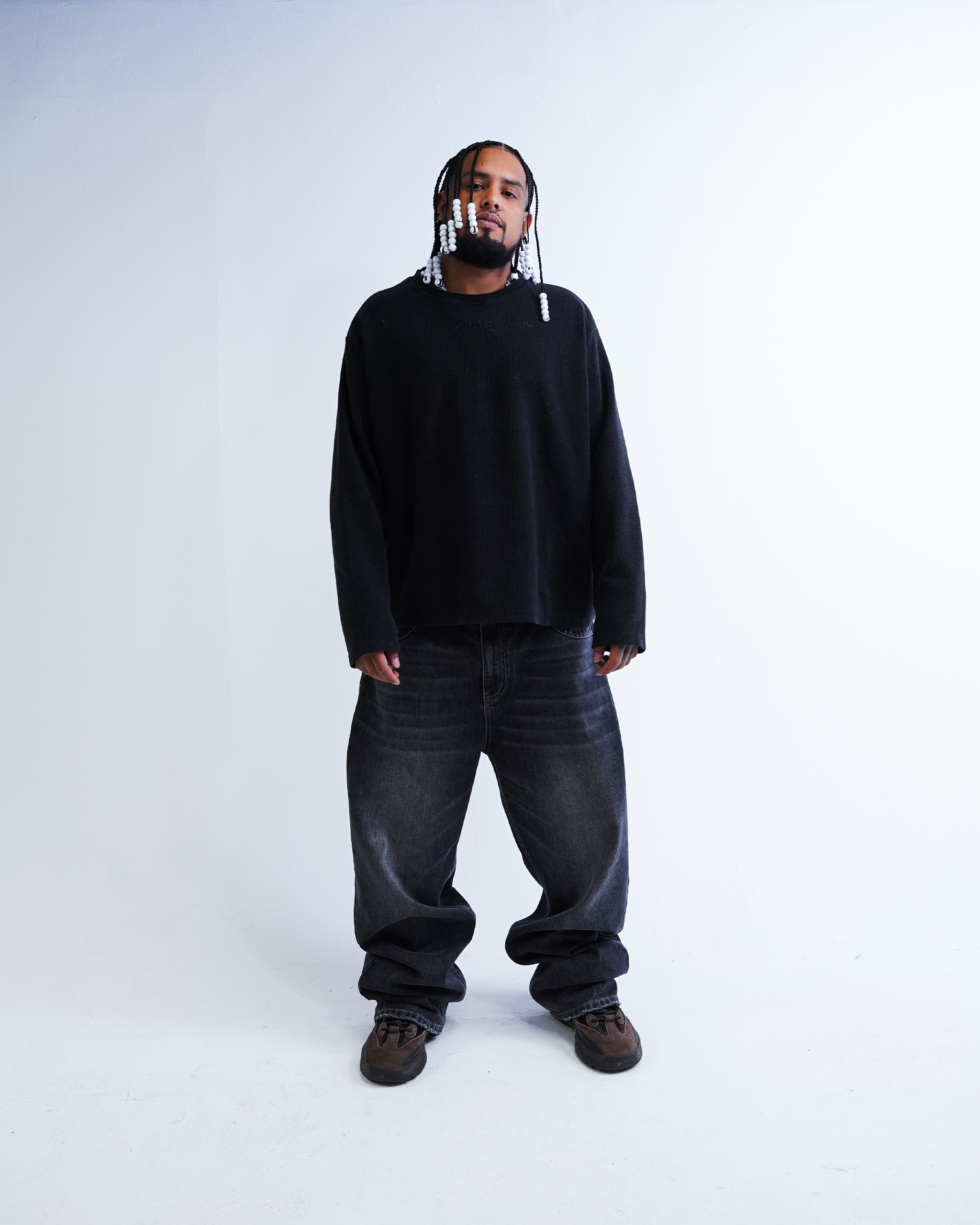 SYNICAL | uncuffed-vital-thermal-washed-black