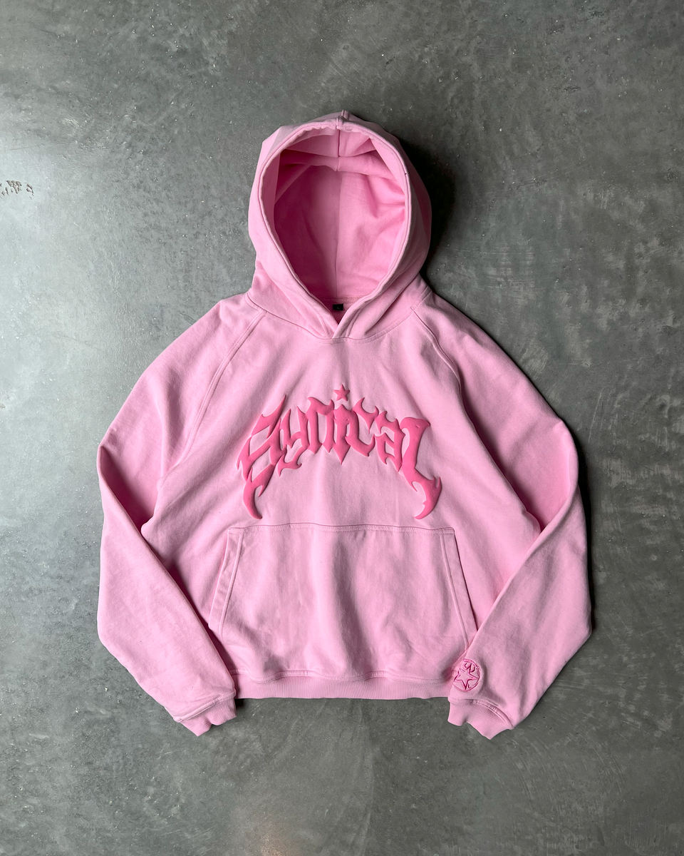 SYNICAL | reborn-monochrome-hoodie-pink