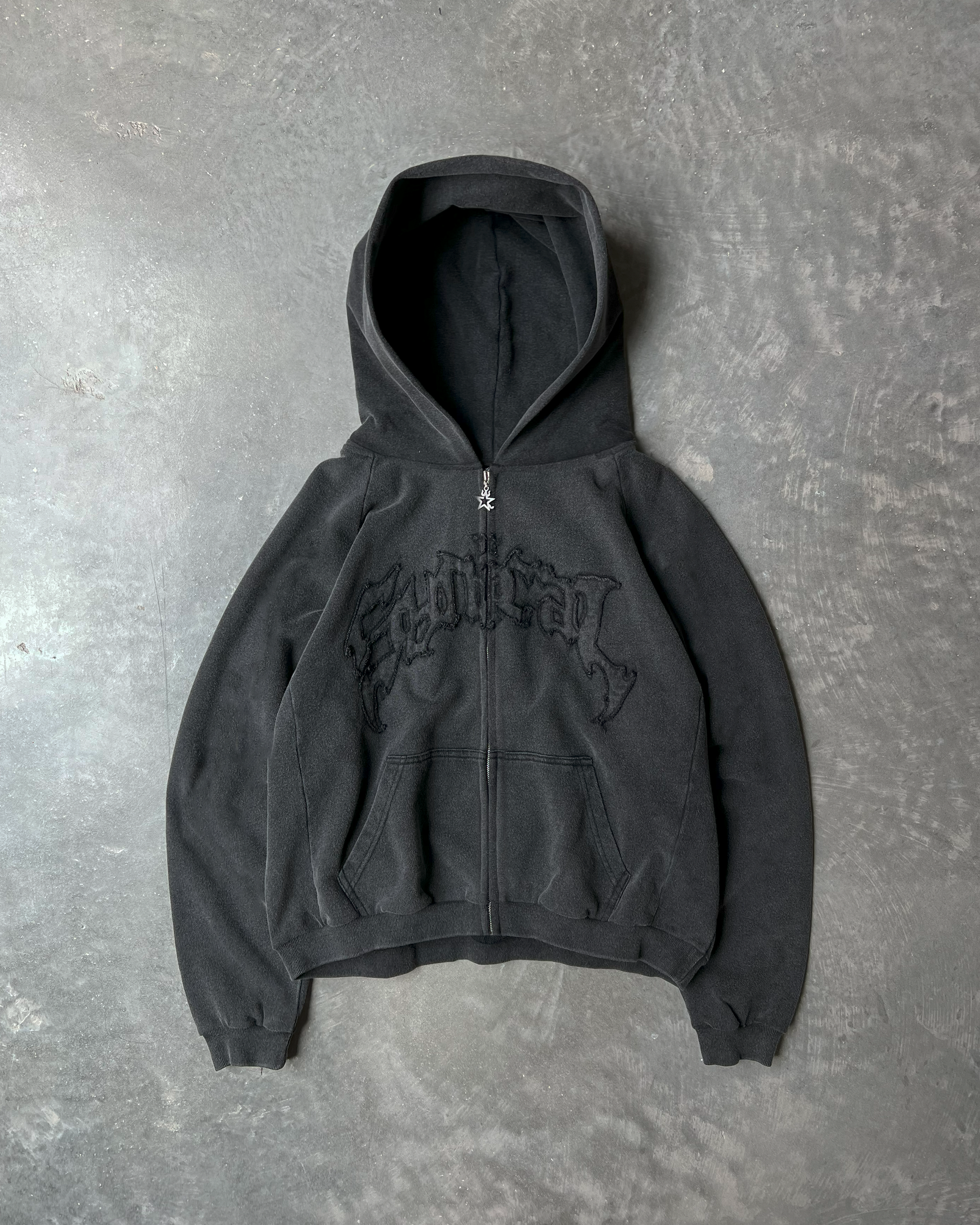 swagginboyzz サイズS SYNICAL | speed-zip-up-washed-black