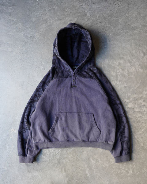 ★23SS★【Bad Blue】★Graffiti Hoodi.e★フード★ pre)Loved Graffiti Zip-Up Hoodie - Sky - FINAL SALE