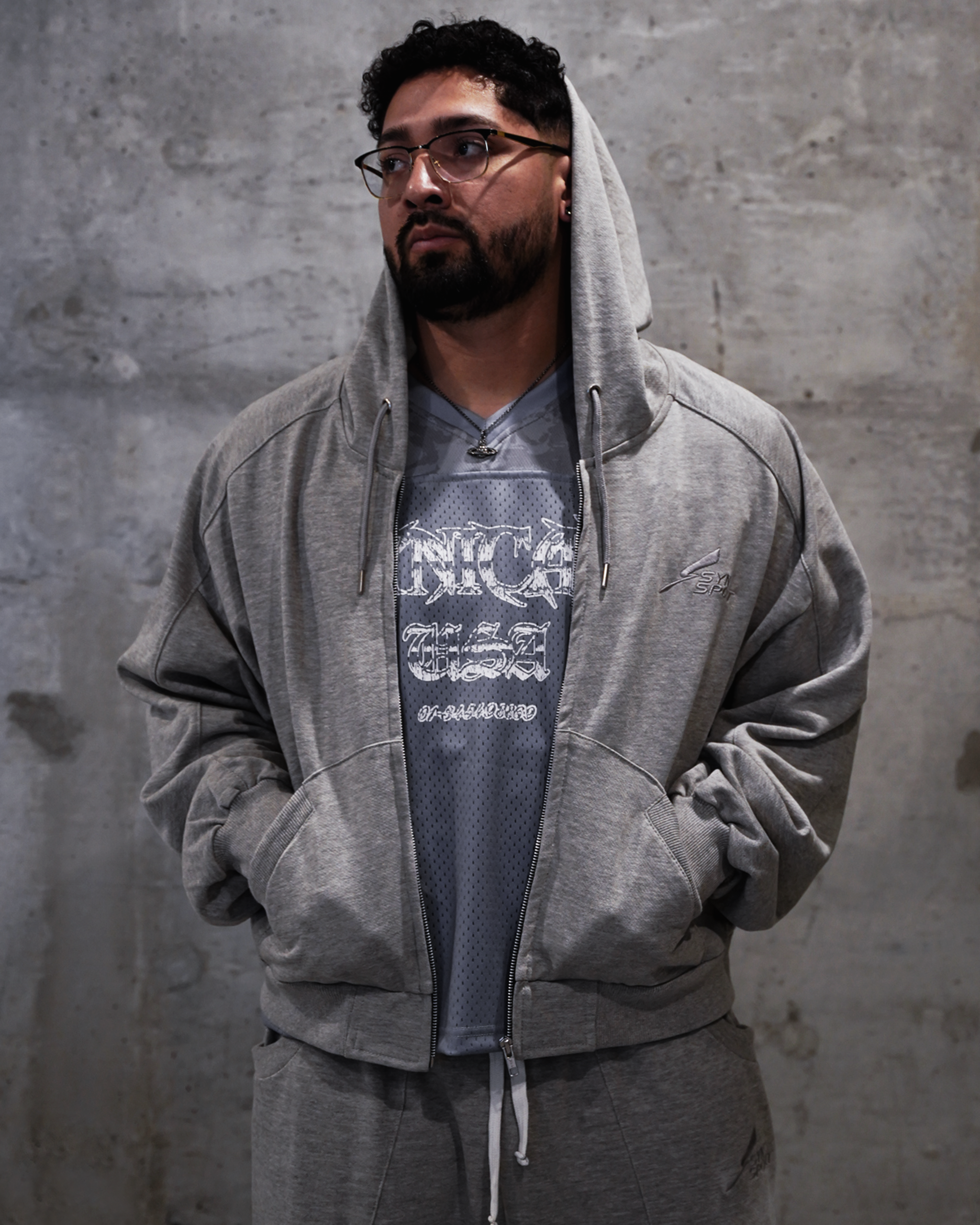 SYNICAL | synsport-zip-up-washed-heather