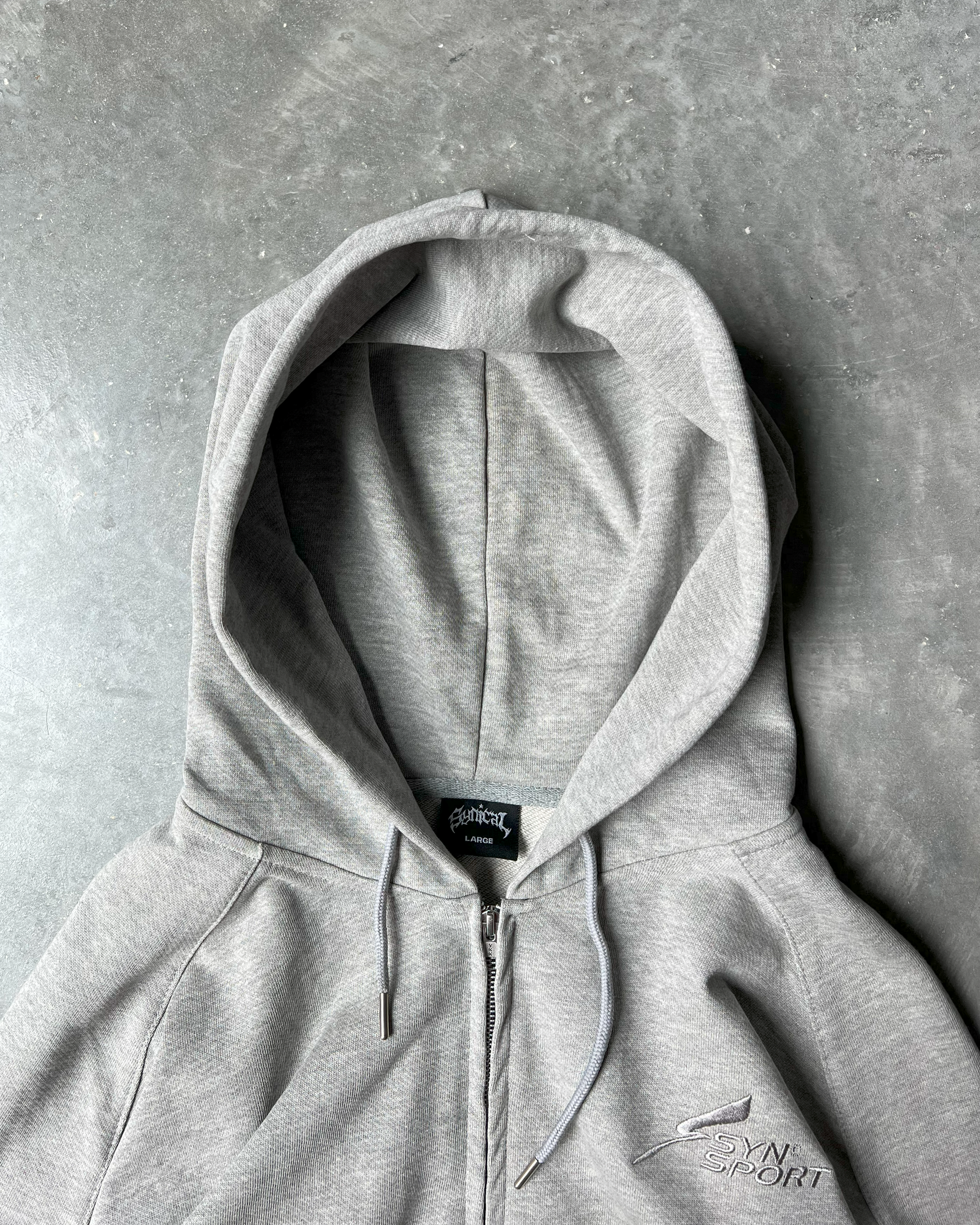 SYNICAL | synsport-zip-up-washed-heather